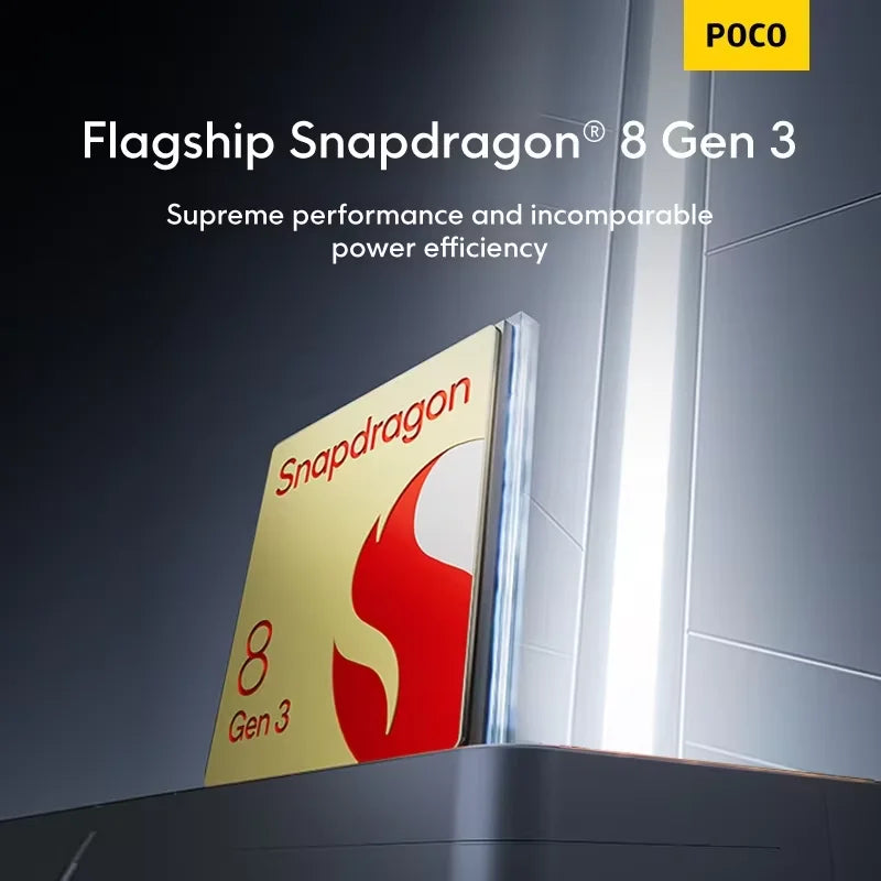 Global Version POCO F7 Pro Snapdragon 8 Gen 3 Smartphone 6.67'' 120Hz Display 50MP Camera 6000mAh Battery 90W IP68 Cellphone