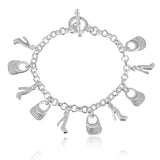 925 Sterling Silver Chain Bracelets for Men Women Braided Rope Male Fashion Jewelry High Quality New 4mm 