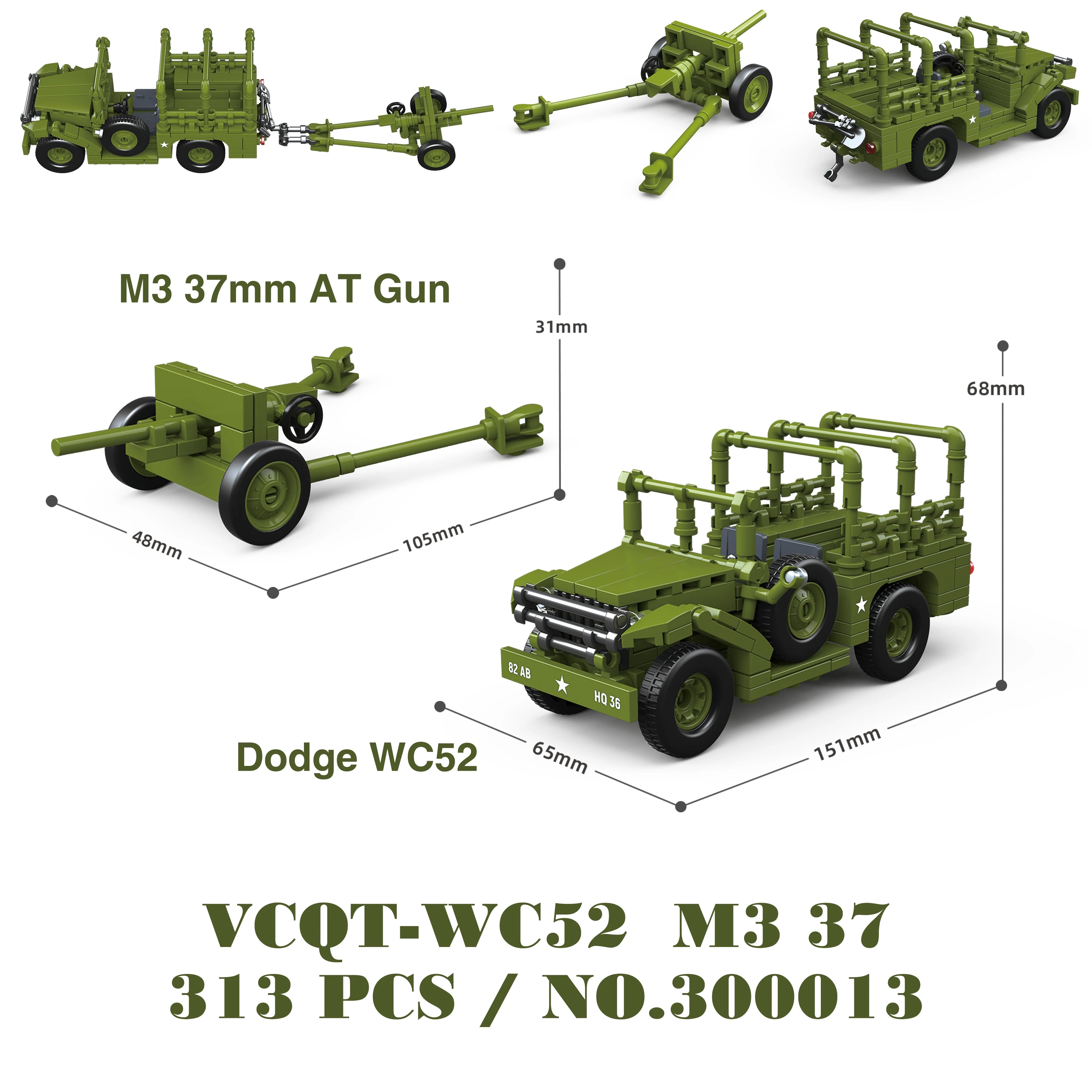 Military WW2 Tanks Tiger Sherman T34 Panzer Vehicle Airplane Army Soldier Weapons Model Building Block Brick Children Kids Toys