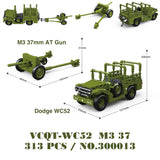 Military WW2 Tanks Tiger Sherman T34 Panzer Vehicle Airplane Army Soldier Weapons Model Building Block Brick Children Kids Toys