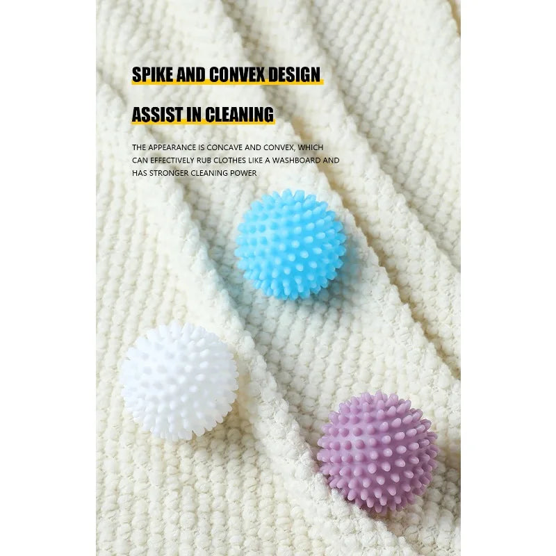 1/3PCS Magic Laundry Balls Reusable PVC Solid Cleaning Ball Household Cleaning Washing Machine Accessories Clothes Softener