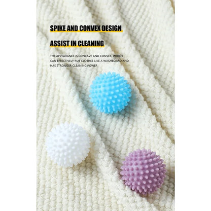 1/3PCS Magic Laundry Balls Reusable PVC Solid Cleaning Ball Household Cleaning Washing Machine Accessories Clothes Softener