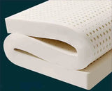 Natural Latex Mattress Topper with Cover Natural Rubber Pure Mattress Home Dormitory Soft Cushion Mat Queen Size Medium Firmness