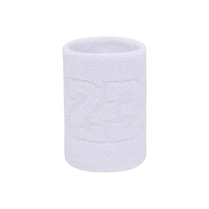 Muñequera elástica de algodón con número 30 para baloncesto, ideal para hombres y niños, gimnasio, fitness, tenis, correr y absorber el sudor.