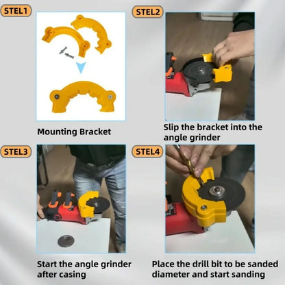 Multipurpose Drill Bit Grinding Sharpener Polishing Grinding Tool 125mm Angle Grinder Powered Tool Parts For 2-13mm Drill Bits