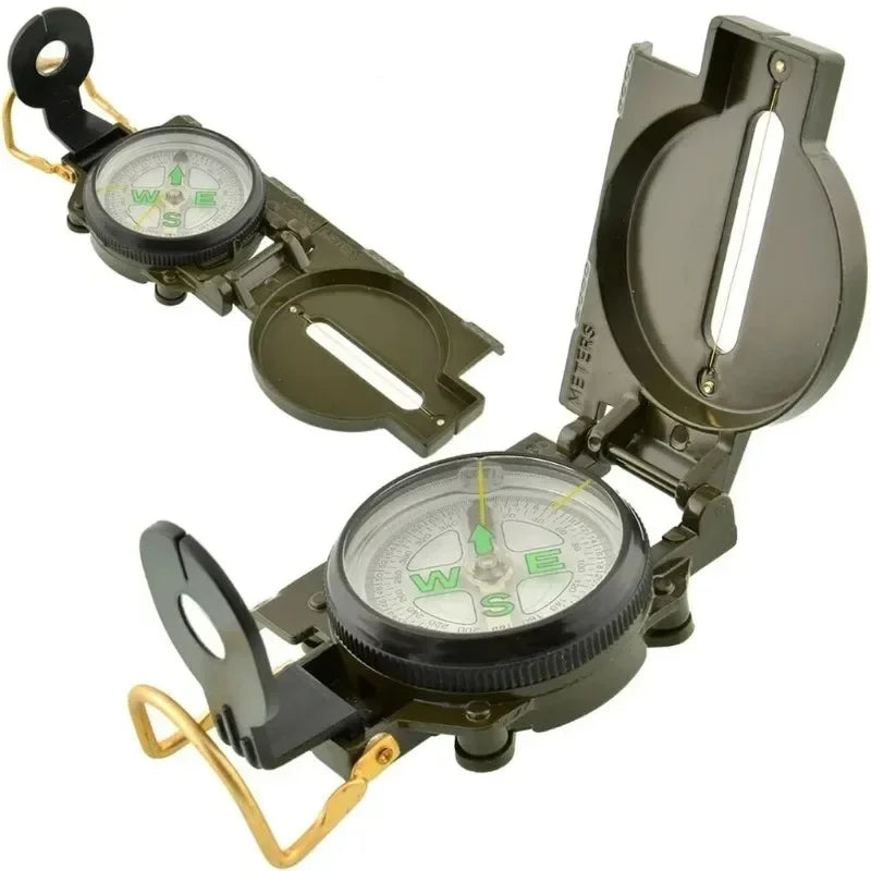Waterproof High Precision Compass Outdoor Survival Gadget Sports Hiking Mountaineering Professional Military Army Sight
