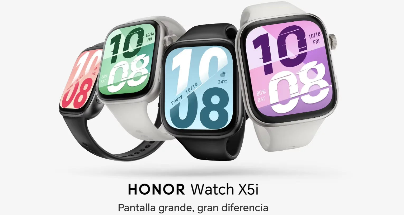 Novo Smartwatch HONOR Watch X5i – Tela AMOLED de 1,97", bateria com 21 dias de duração, chamadas via Bluetooth e monitoramento de frequência cardíaca e oxigênio no sangue.