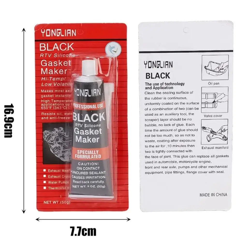 1/3/5/10pcs Motor Gasket Sealant Automotive Engine Sealant Adhesive High Temperature Black RTV Silicone Gasket Maker Car Glue