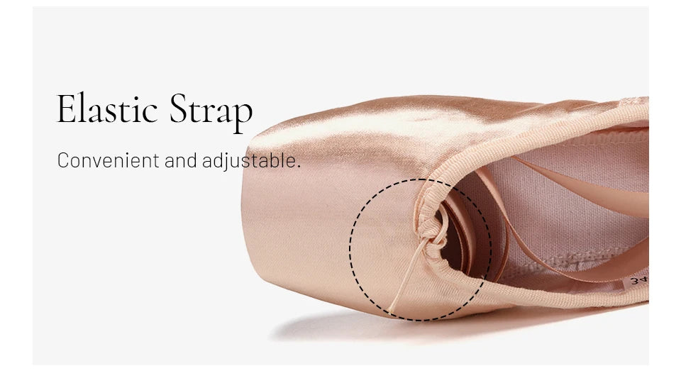 Child And Adult Ballet Dance Shoes Girls Ballet Pointe Shoes Professional With Ribbons Shoes Series Classic Woman Ballet Shoes