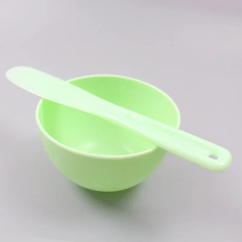 Colorful Silicone Face Mask Bowl Mask Stick Big Face Mask Powder Mixing Bowl Spatula Masks Brush Skin Care Set Belleza Y Salud
