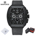 NAVIFORCE Luxury Brand Men Sports Watch Quartz 24 Hours Chronograph Waterproof Male Wristwatches Date Display Clock Reloj Hombre