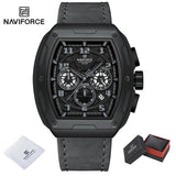 NAVIFORCE Luxury Brand Men's Sports Watch Quartz 24-Hour Chronograph Waterproof Male Wristwatches Date Display Clock Reloj Hombre