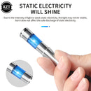 Descargador electrostático portátil con llavero antiestático, ideal para climas secos e invernales. Suministros antiestáticos para el coche.