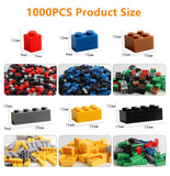 Juego de 1000 bloques de construcción creativos DIY, bloques de construcción clásicos urbanos ensamblados, regalo de cumpleaños, juguetes educativos para niños