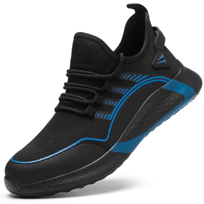 2024 Lightweight  Safety Shoes Men For Work Breathable Sports Safety Toe Shoes Work Boots Anti-Smashing Women