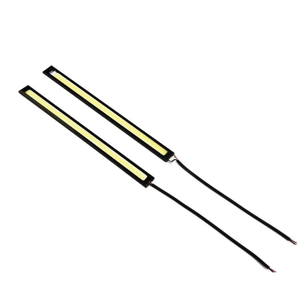 2X Slim LED Bar 17cm LED Light Bar Work Light Waterproof For Driving Offroad Boat Car Tractor Truck 10-12v COB