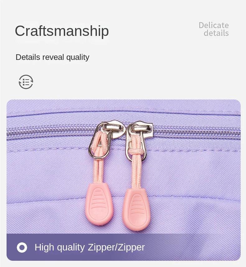 Mochila escolar ligera Kawaii para niñas de primaria 2025, impermeable, colorida, de viaje, ideal como regalo.