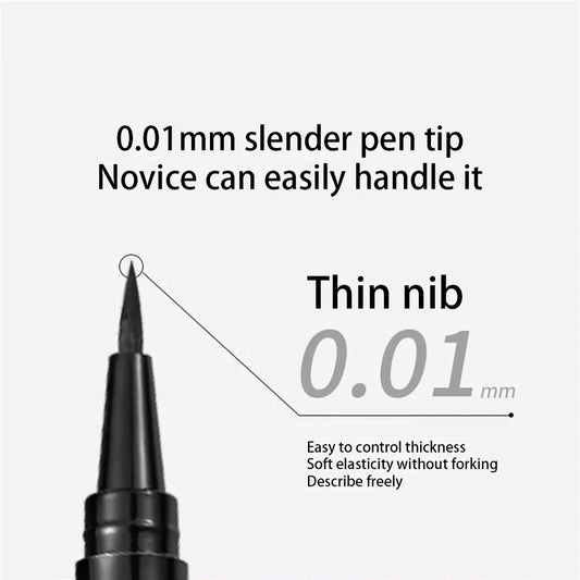 Caneta delineadora impermeável para olhos sensíveis, à prova de suor, fórmula de secagem rápida, ponta de precisão, tendências de maquiagem Svmy, indispensável