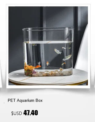 Acrylic Ultra White Fish & Aquatic Pets Tank Open Aquarium Light Table Top Small Rectangular Water Plant Turtle Tank Customized
