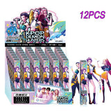 1/3/6/12Pcs KPop Demon Hunters Black Gel Pen Blind Box Student Writinng Pen Anime Figure Stationery Study Supplies Gift 0.5mm