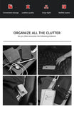 Universal Car Seat Gap Organizer Storage Box Multifunction Leather Crevice Side Storage Pocket Wallet Keys Card with Cup Holder