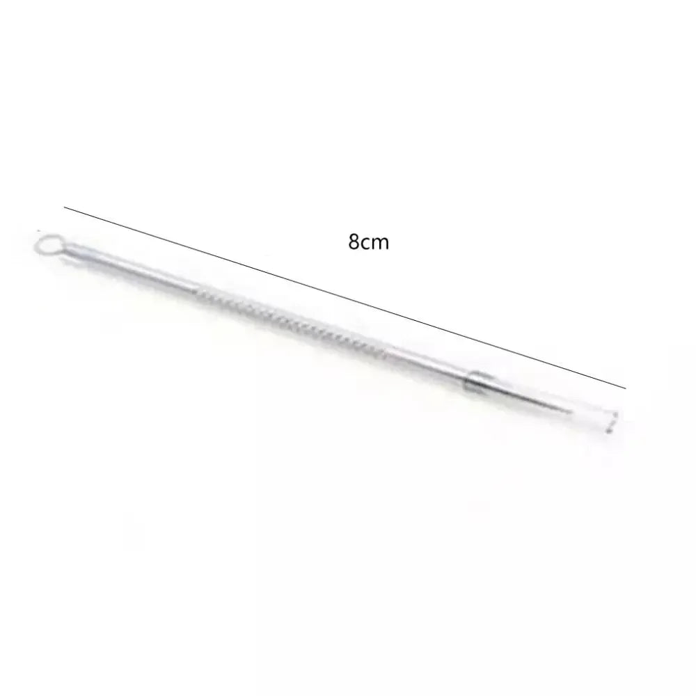 8cm/12cm Acne Needle Acne Remover Tool Blackhead Whitehead Remover Tool Facial Spot Pimple Remover Extractor Tool Skin Care Tool