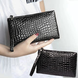 Women Black Cosmetic Bag Zipper Small Makeup Bag Traveling Neceser Ladies Cosmetics Clutch Purse Toiletry Organizer Case Pouch
