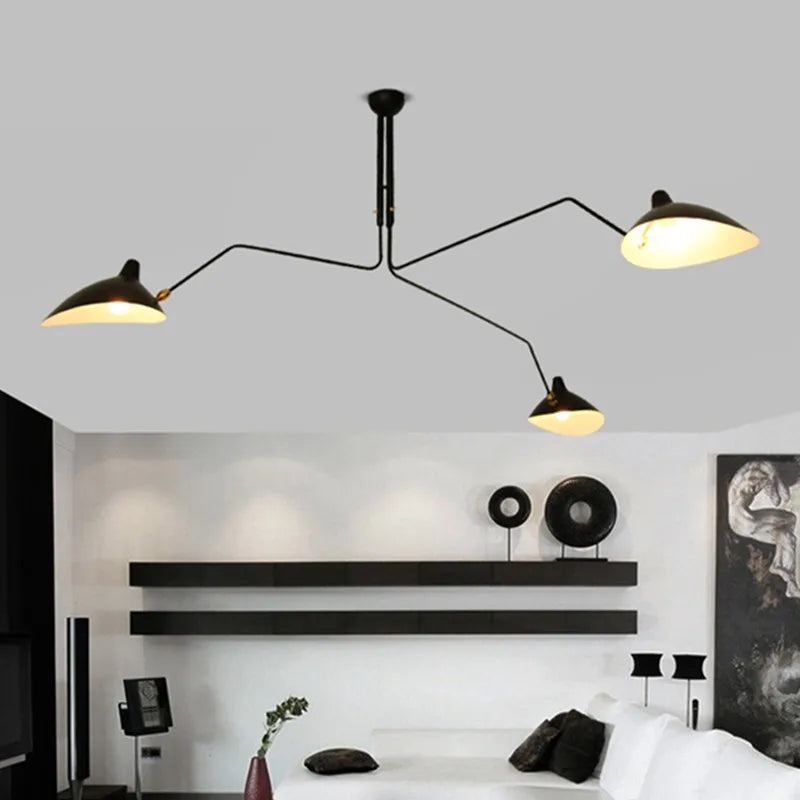 Modern Creative Spider Grabbing Pendant Light Personalized and Simple Living Room LED Ceiling Lamp Bedroom and Study Light