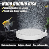 Air Stone Oxygen Aerator For Aquarium Disc Bubble Diffuser Air Bubble Pump Hydroponic Oxygen Plate Mini Accessories Nano Disc