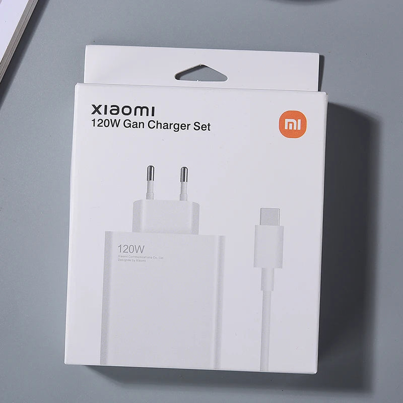 Xiaomi Original Charger Turbo Fast Charge 120W EU Hypercharge Gan Adapter For Mi 15 14T 13T Pro Redmi K80 K70E K60E Type C Cable