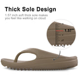 Evshine Recovery Flip Flops Pillow Soft Summer Beach Shoes New Women Summer Slippers Orthopedic Sandals For Women Arch Support
