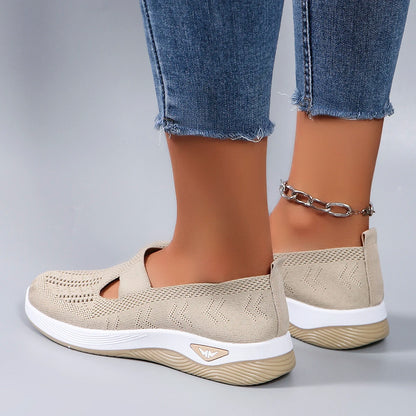 Zapatillas deportivas de primavera para mujer, modernas, transpirables, ligeras, antideslizantes, resistentes al desgaste, informales, planas.