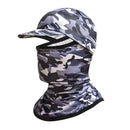 Gorro con capucha y protector solar para la cara, protección UV, de seda fría, para hombres y mujeres, ciclismo, escalada, correr, protector solar, capota de montar