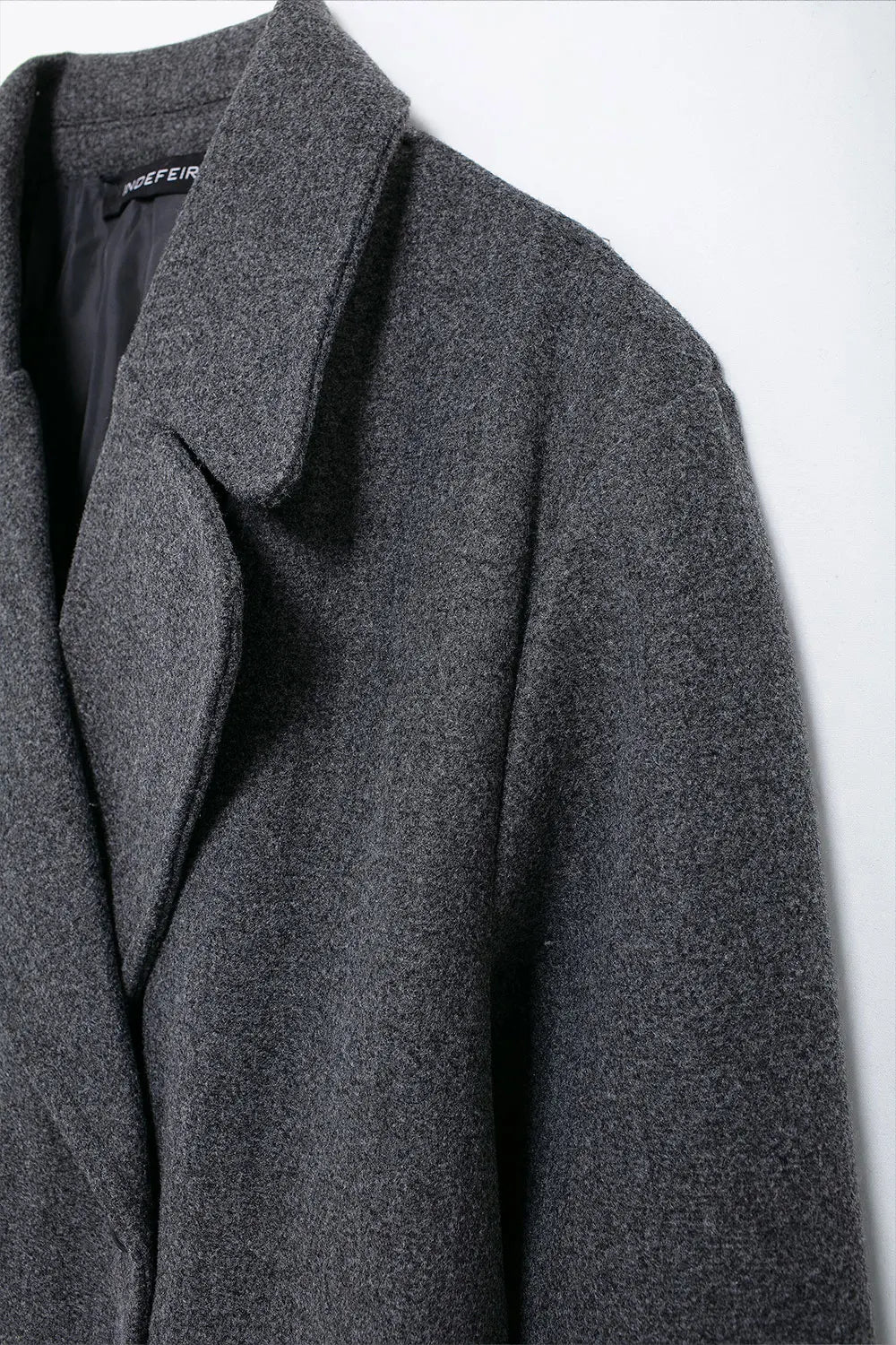 TRAFZA 2024 Otoño Nuevo Abrigo Suelto para Mujer Chaqueta de Manga Larga con Solapa y Doble Botonadura Abrigo de Invierno Grueso Vintage Sólido Gabardina Prendas de Vestir Exteriores