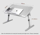 Lift Foldable Laptop Table for Bed Stand Lap Lazy Learning Desk Student Computer Desk for Working Read with Radiator Drawer
