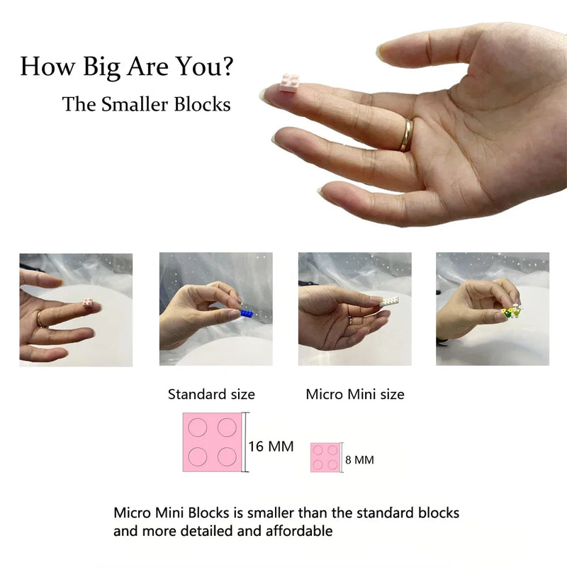 KNEW BUILT DIY Capybara Pen Holder Micro Mini Building Block Toy-Perfect for Students,Easy Assemble,Ideal Holiday Gift for Kids