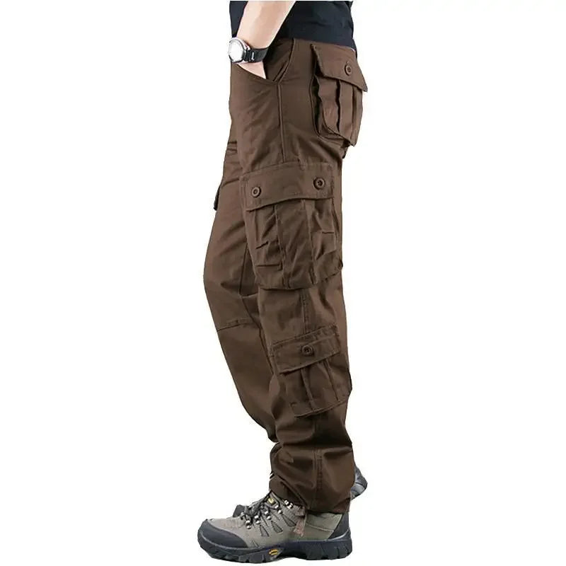 Men's Camouflage Cargo Pants Camo Cargo Multi Pockets Military Tactical Pants Man Hip Hop Joggers Streetwear Sweatpant for Men