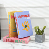 Travel Series Fake Book Decoration Coffee Table Living Room Fashion Fake Book Storage Box Decor Model Room IBIZA CAPRI