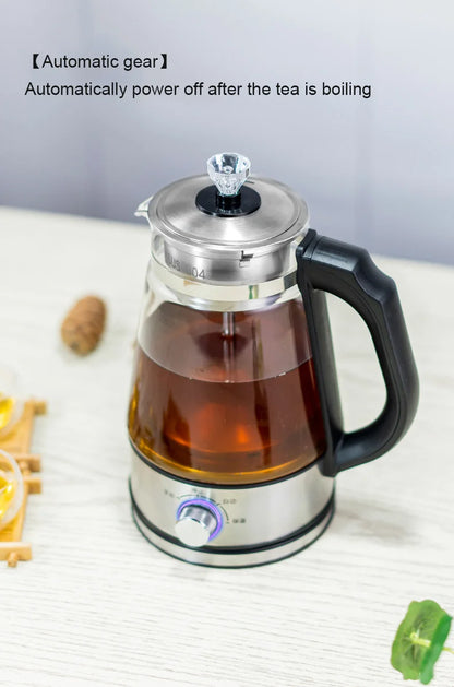 Teteras Hervidor eléctrico Hervidor de agua de vidrio Cafetera térmica inteligente Hervidor de agua de 220 V Electrodomésticos de cocina Infusor de té