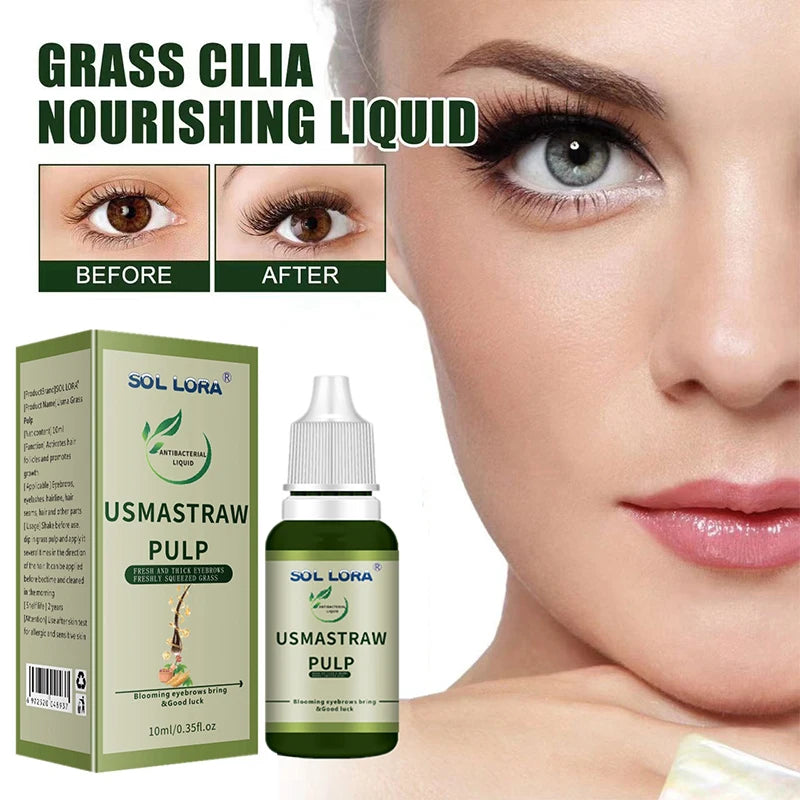 Suero para el crecimiento de cejas, nutre los folículos y realza las pestañas. Líquido nutritivo para pestañas gruesas y alargamiento intensivo.