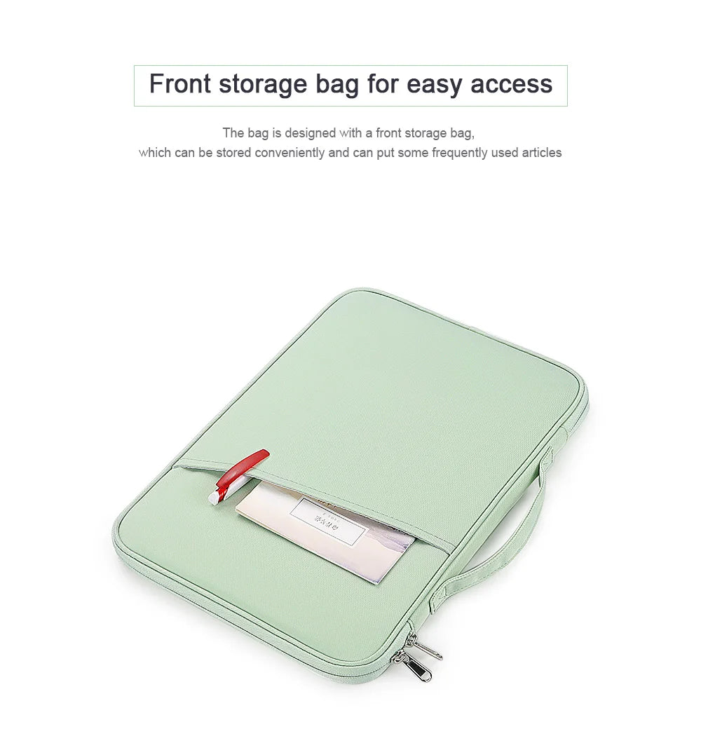 Sleeve Case For iPad 10th 9th Generation Pro 12 9 Shockproof Cover for Air 5/4 MiPad 5 Pro 11 12.4 Bag For Macbook Matepad 12.6