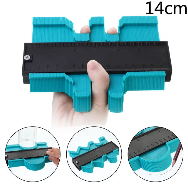 Profile Duplication Gauge Shape Gauge Duplicator Plastic Contour Copy Duplicator Magic Measuring Tool For Woodworking Tool
