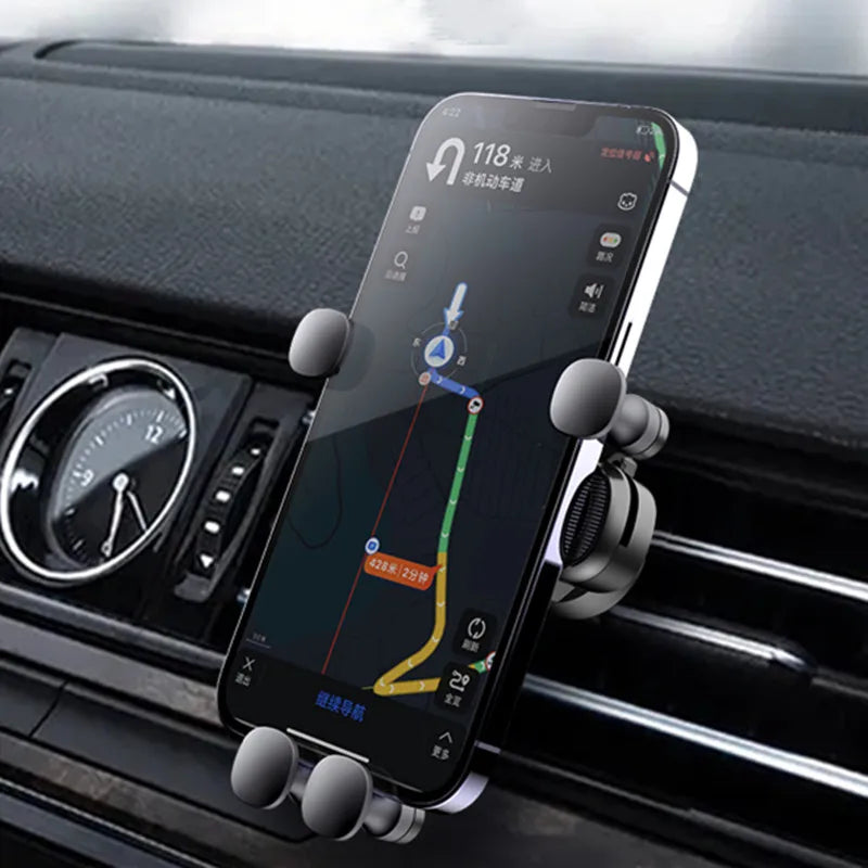 Universal Car Phone Holder Gravity Mobile Stand GPS Support Auto Air Vent Mount for IPhone 14 13 12 11 Pro Max Xr Xiaomi Samsung
