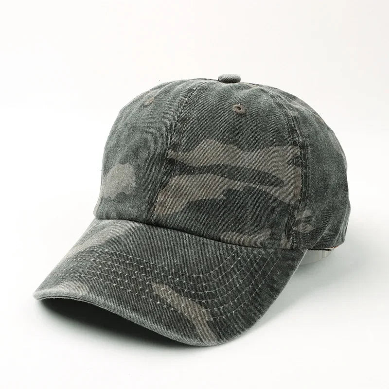 Japanese Style Street Tide Brand Soft Top Camouflage Baseball Cap Female Face Little Wild Peaked Chapéu Da Nike Cap