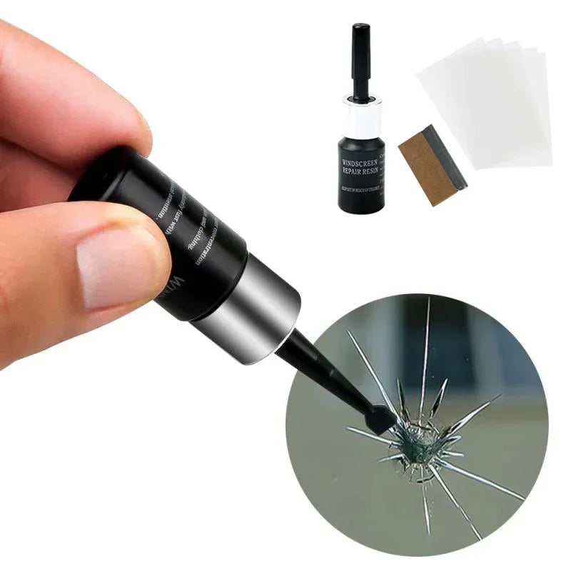 Car Glass Scratch Repair Fluid Agent Set, Vidro da janela do pára-brisas, Nano Crack, CrackResin Repair Tools, Auto Acessório