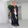 Street Style Midi Dress for Women 3/4 Sleeve Dresses Casual Summer Autumn Clothes Plus Size L-5XL Plus Size 3XL 4XL 