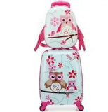 Kids Rolling Luggage Suitcase set 18 Inch kids Spinner Suitcase set travel trolley bags for girl  Suitcase trolley bag for boys