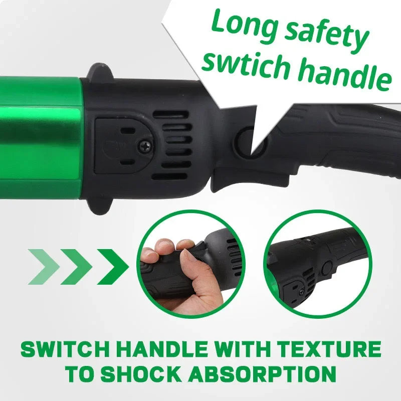 220V 1000W electric angle grinder corded 125mm long handle electric grinding cutting polishing power tool BB
