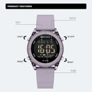 NAVIFORCE NF7108 Casual Wild Ladies Watch 50m Waterproof LCD Digital Display Electronic Silicon Strap Female Clock