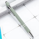 20-200 Pens Wholesale Metal Ballpoint Pen Touch Screen Pen Office School Advertising Pen Custom Logo Text Laser Engraving